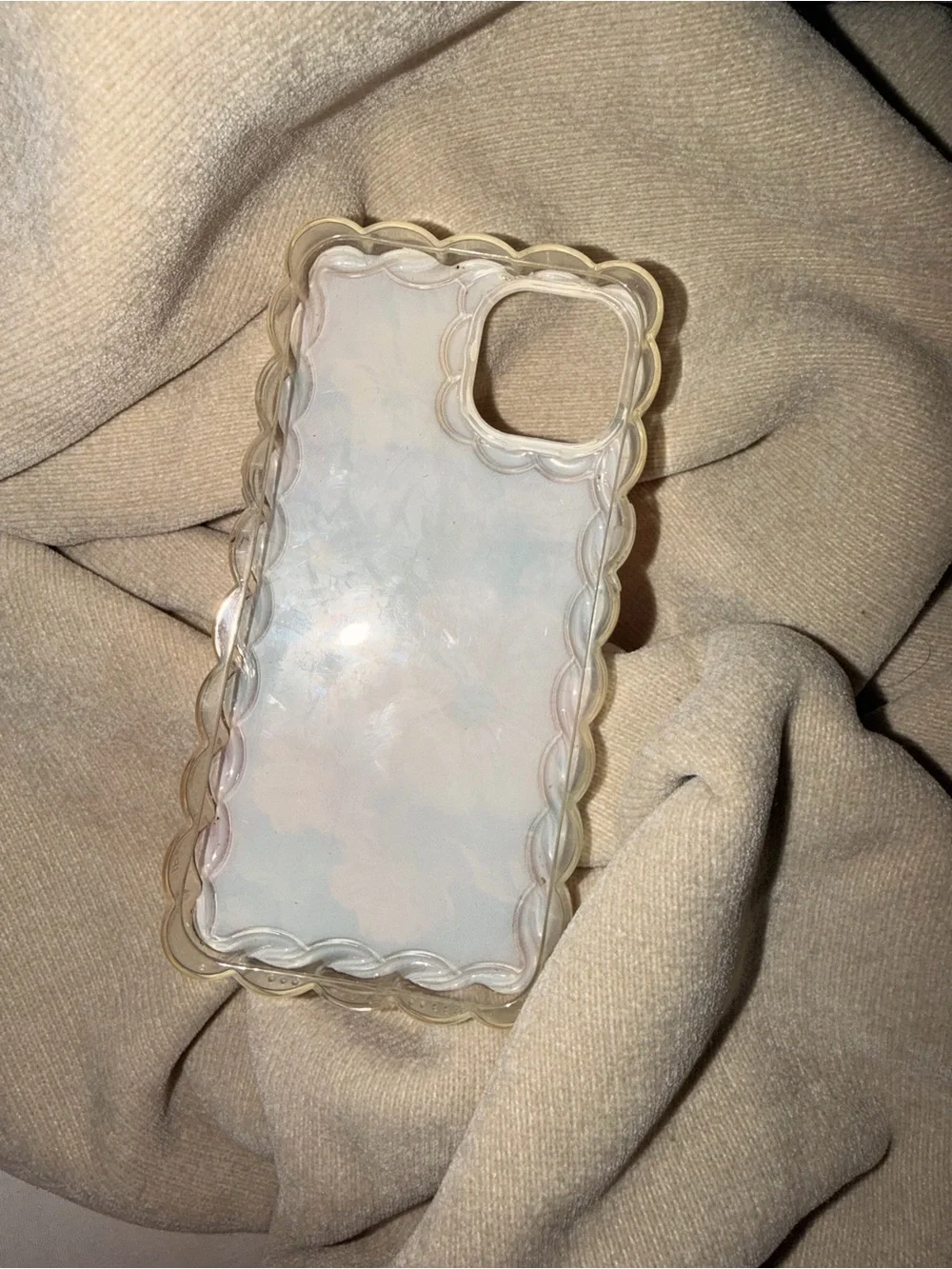 SHEIN Pink Lavender Yellow 3D Floral Phone Case